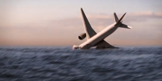 MH370坠毁画面,重现当年震撼人心的画面