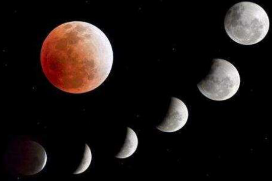月全食将现身天宇,红月高挂于天我国大部分区